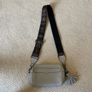 Grey Rebecca Minkoff cross body bag